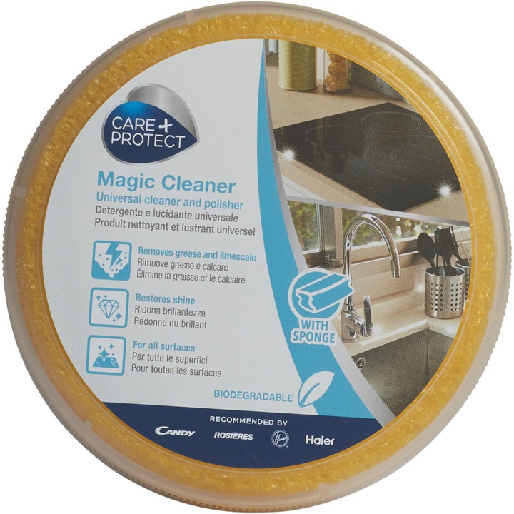 Detergent universal CARE+PROTECT CLSTONE pentru toate suprafetele, tip crema pentru polishare, 300g