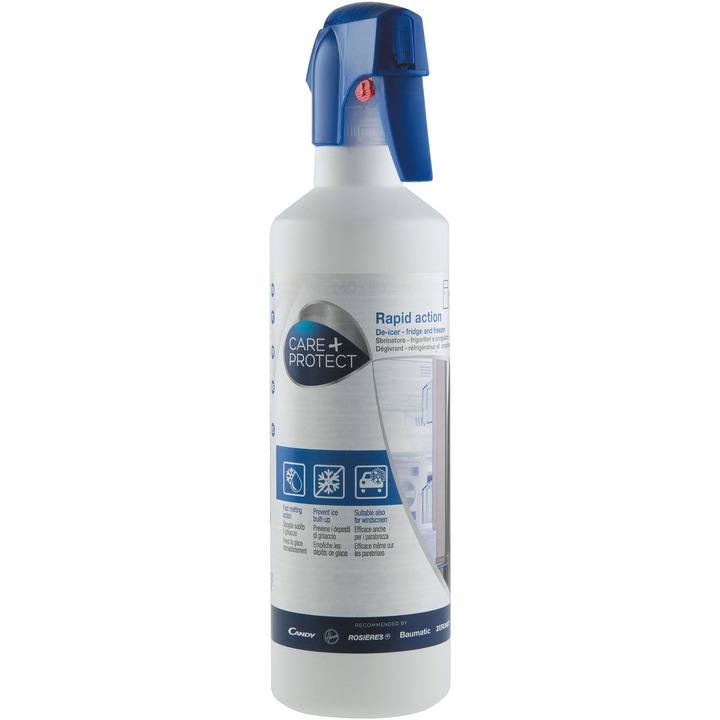 Spray pentru dezghetare CARE+PROTECT CSL7001/1 pentru congelatore, geamuri si parbrize, actiune rapida, 500 ml