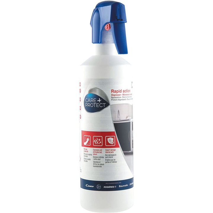 Spray de curatare CARE+PROTECT CSL8001/1 pentru cuptorul cu microunde, actiune rapida, 500 ml