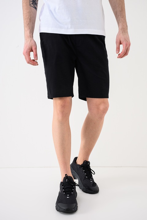 Only & Sons, Къс панталон с връзка, Черен