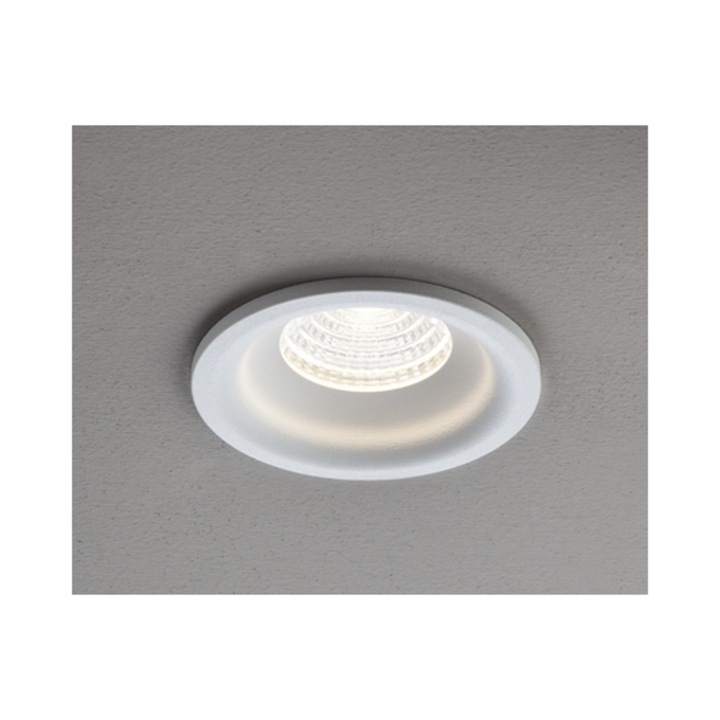 LED вграден спот, 9 W, неутрална светлина, матово бял, диаметър 7.5 см, дълбочина 6.5 см, MT 70378