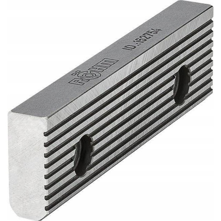 Menghine si cleme fixare, 135mm, una fata neteda, una fata striata, set