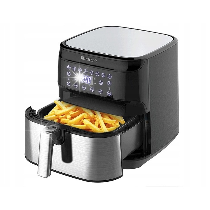 Friteuză fără ulei Proscenic T21, 5,5L, 1700W, control aplicație și vocal, neagră