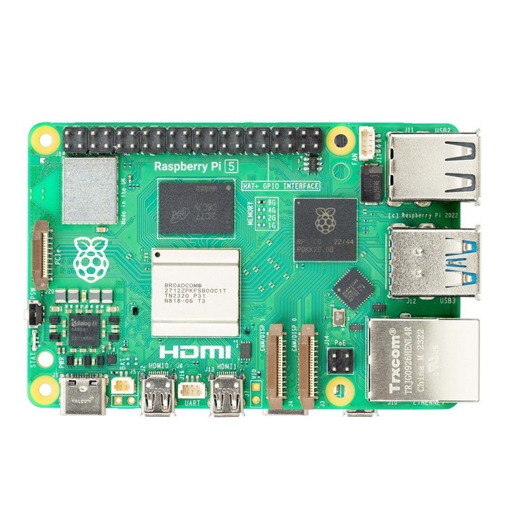 Placa de dezvoltare, 2 GB, Raspberry Pi 5, 2.4 GHz