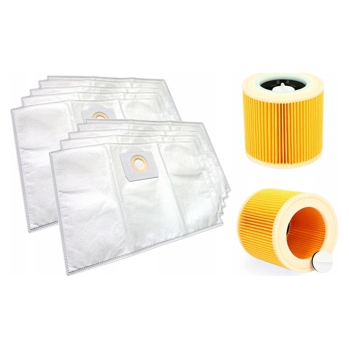 Sac de aspirator sintetic KARCHER WD 3, WD 3.200 MV 3, SE 4001 11 buc