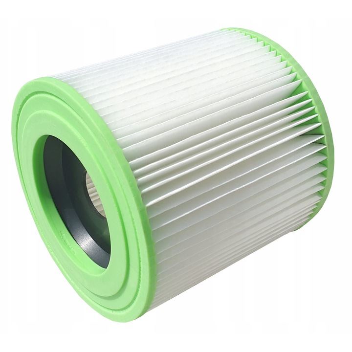 Filtru de aer cu capac pentru aspiratoare KARCHER, 127x80mm, 11.5cm, set 1 filtr + 1 capac