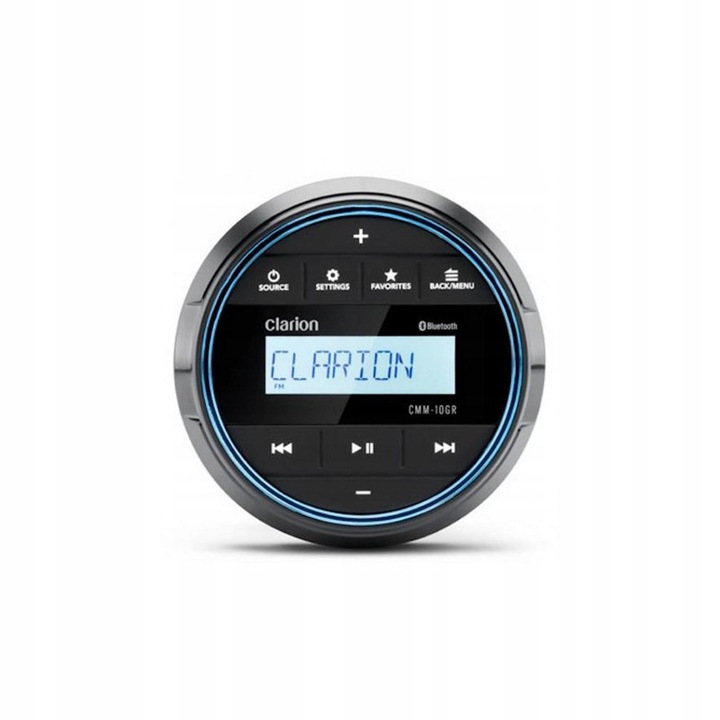 Аудио система Clarion CMM-10GR, Bluetooth, USB, 80W, 76мм, водоустойчива