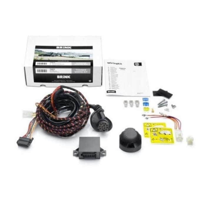 Комплект кабели за теглич Brink 712434, съвместим с Ford Transit, Tourneo, VW T7, 13 пина