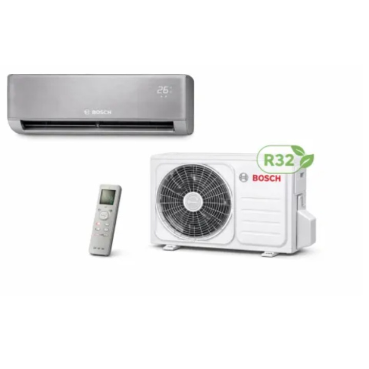 Aparat de aer conditionat Bosch Climate 7000i, 14000 BTU Wi-Fi, Clasa A+++/A+++, functie Save Plus, functie Power Control, Wind Avoid Me, 3D Airflow, i-Clean, Follow me, alb