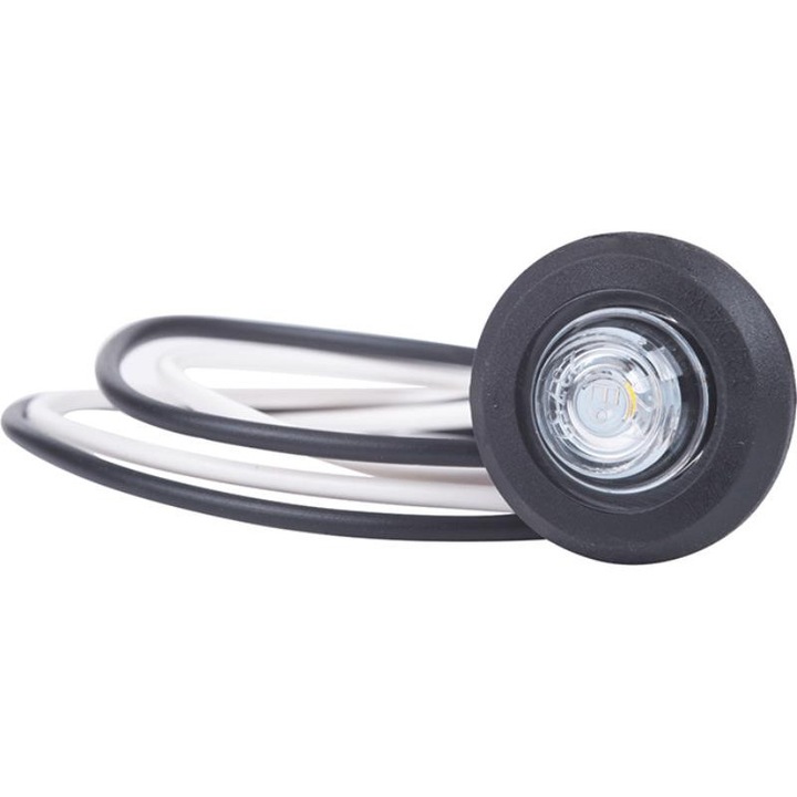 LED лампа за позициониране, бяла 12/24V универсална, Lamiro