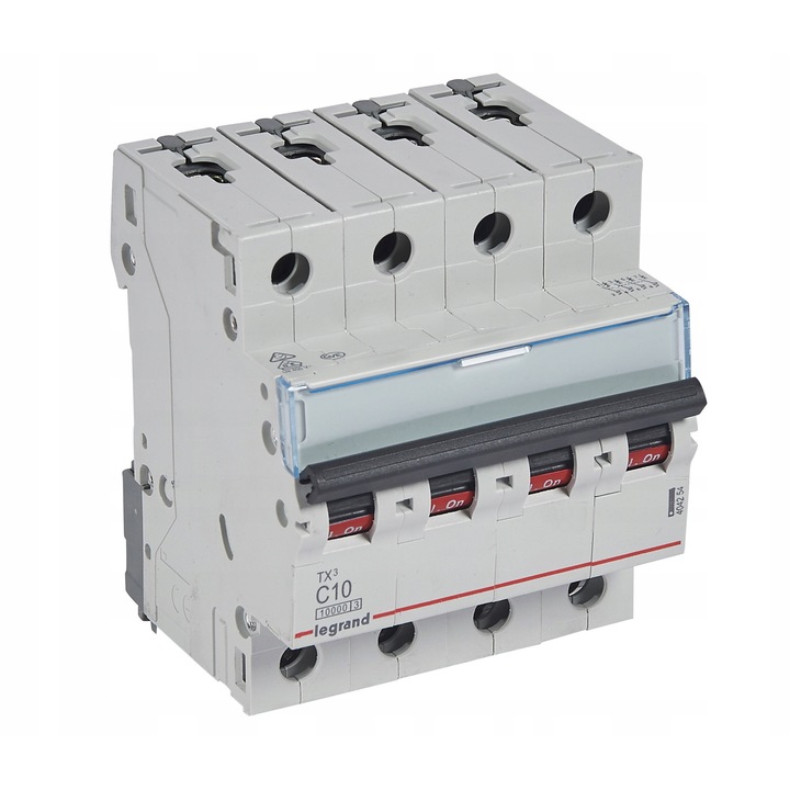 Disjunctoare 4P C 10A 10kA AC S314 TX3, 400V, 4 module