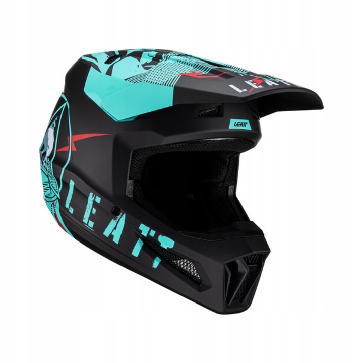 Casca Leatt 2.5 V23, Cross/Enduro, negru, rosu, verde, L