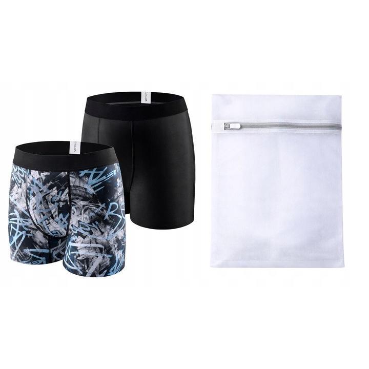 Férfi boxeralsó Carer, 2 darabos szett, XXXL, 100 ml, mosóhálóval, kényelmes, nedvszívó