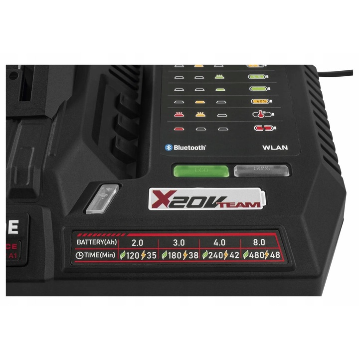 Incarcator acumulator Parkside PLGS 2012 A1, 20V, 12A, 21.8x17.8x8.7cm