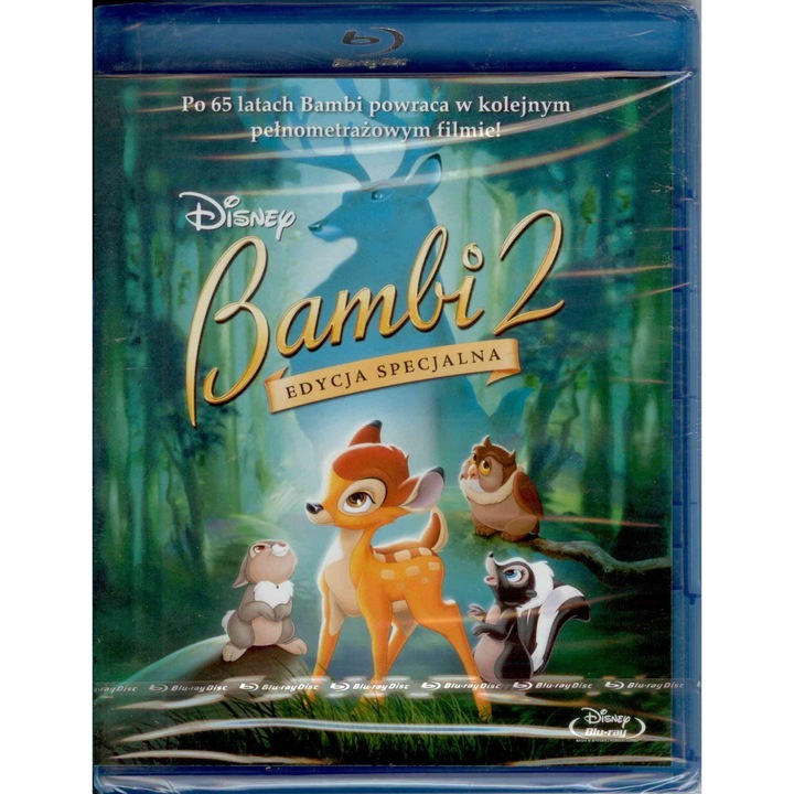 Bambi 2, film Blu-ray, dublaj polonez, subtitrari poloneze