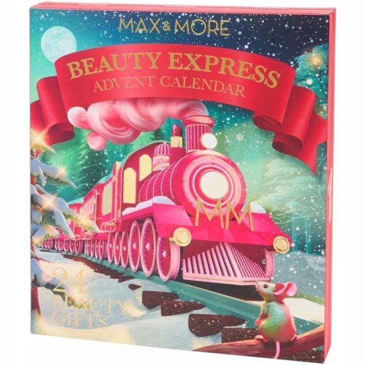 Calendar Advent MAX & MORE set 24 cosmetice, multicolor