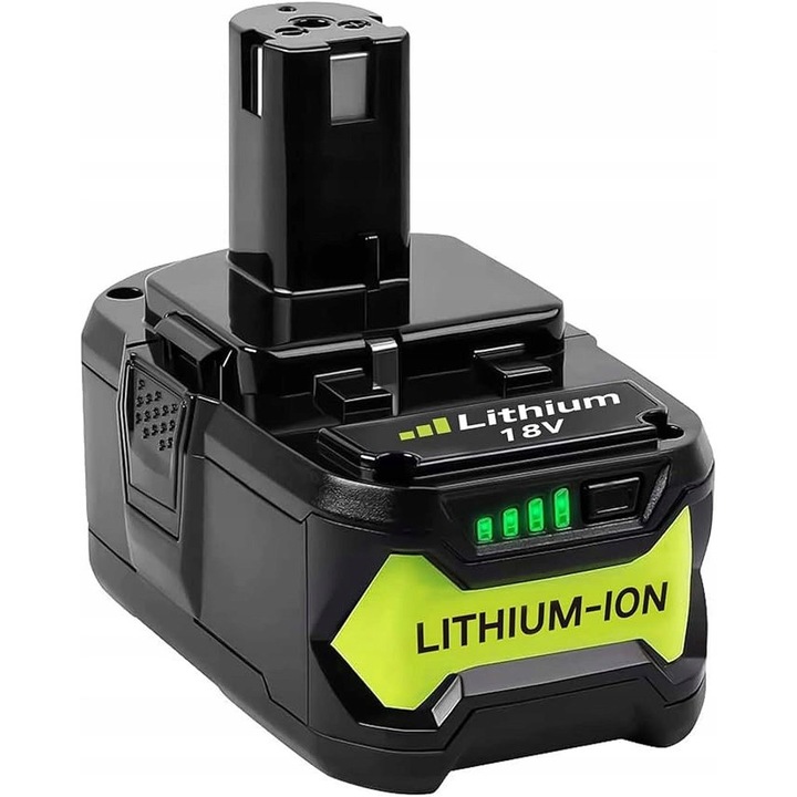 Baterie Ryobi P108 18V 5.5Ah Li-Ion, neagra, set de 1 buc.