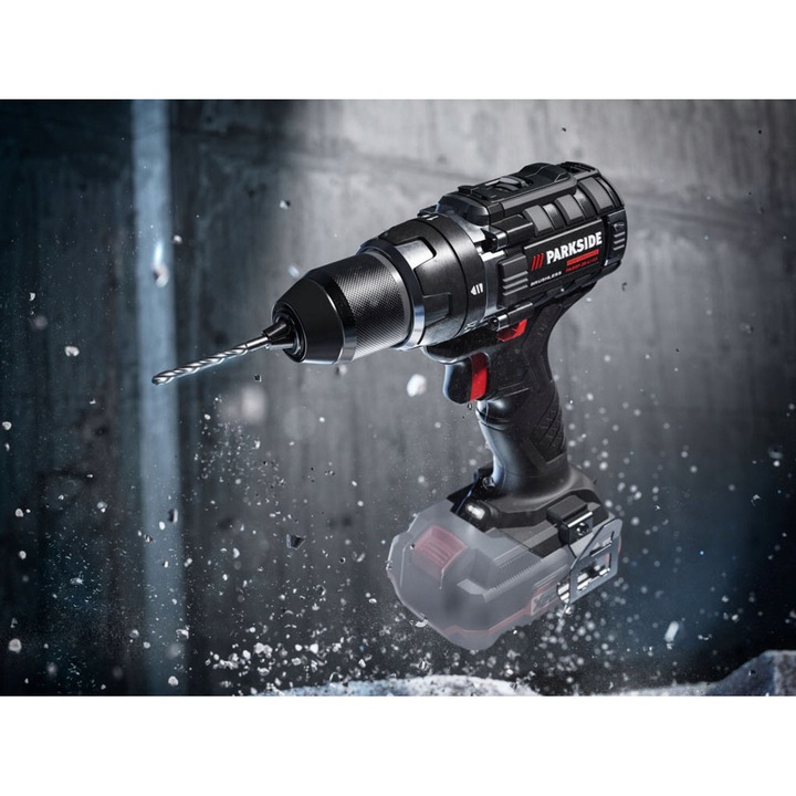 Акумулаторна бормашина PARKSIDE PERFORMANCE PABSP 20-Li C3, 60 Nm, 20 V, 4 Ah, пълен комплект