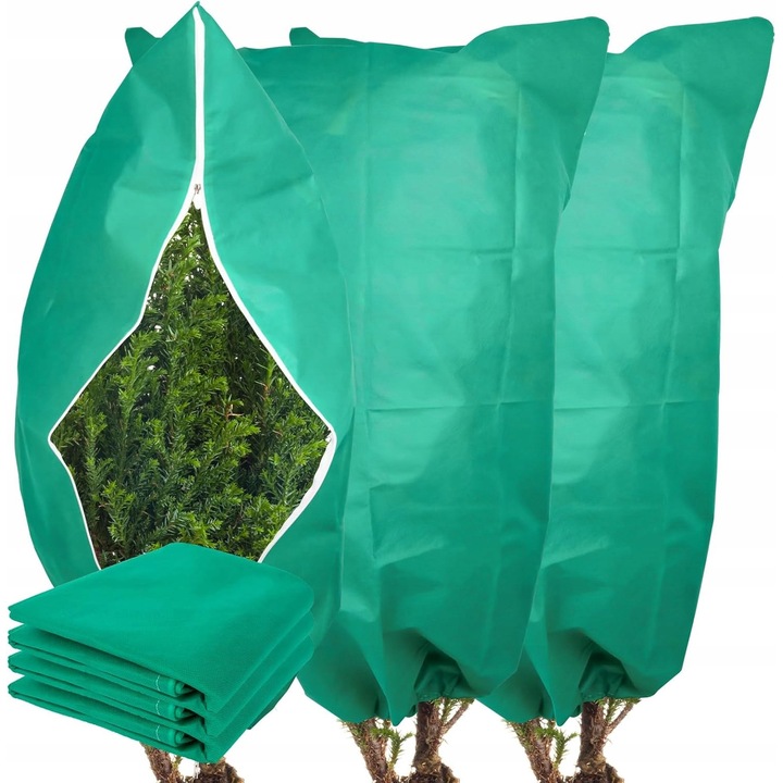 Саксия Oslonka 80 см, зелена, пластмаса