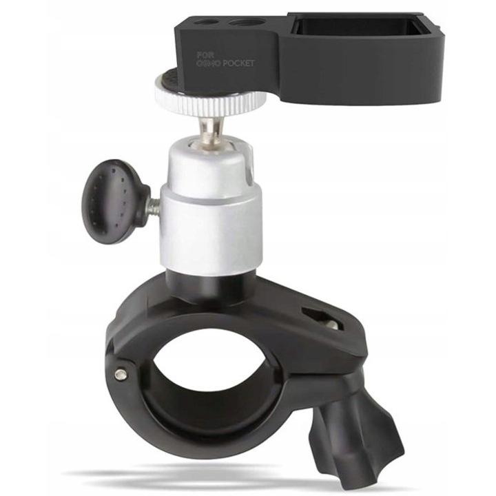 Suport Rowerowy Skyreat din Aluminiu, 360° Reglabil, 22-34mm, Negru