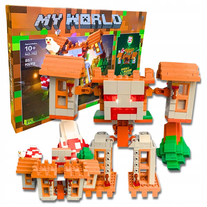 Комплект за изграждане 2 в 1 LED къщичка