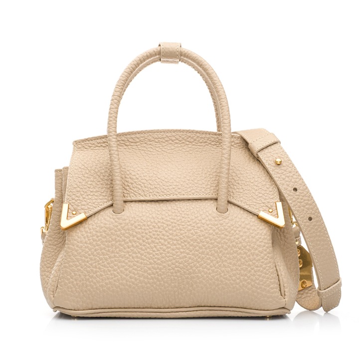 Geanta dama de umar, Musette, ARIANE PM, Piele naturala, 24 x 10 x 20