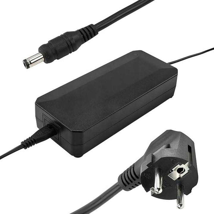 Incarcator electric Ansmann 36V 2A, compact, cu priza rotunda, pentru acumulatori de biciclete electrice