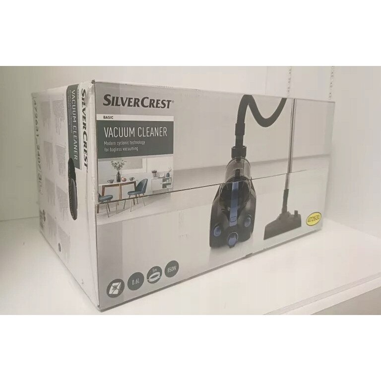 Aspirator ciclon cu sac, 850 W, 7 m raza de actiune, Silvercrest