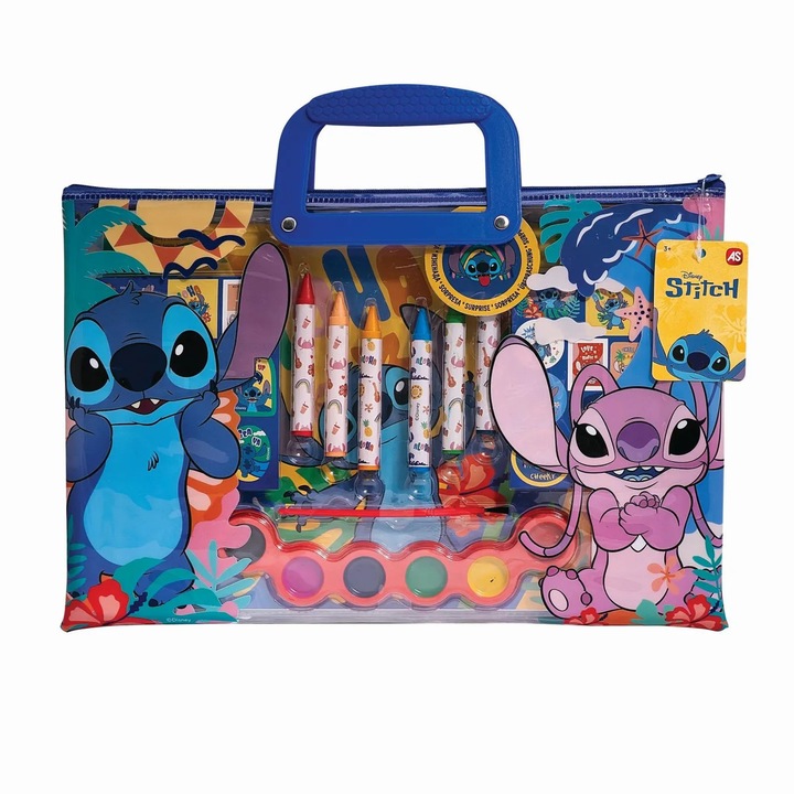 Happi Hobbi Set Pentru Pictura In Geanta Transparenta Stitch
