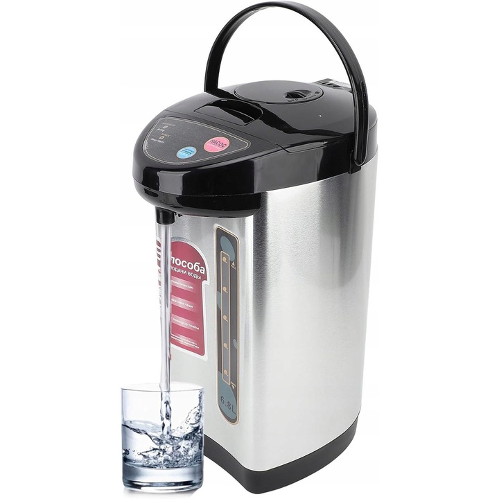 Incalzitor si fierbator 6.8L, HomeStar HS-WD5,0, inox, pentru apa, vin, bere, ceai