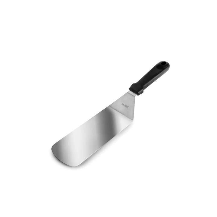 Spatula dreptunghiulara Ibili-Ecoprof, otel inoxidabil, 37x7 cm, negru