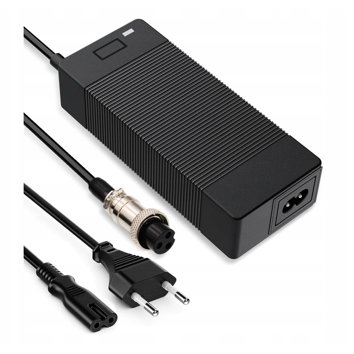 Incarcator pentru baterii Li-Ion 42.0V 2A, 3 pini, 12mm, negru, 100cm