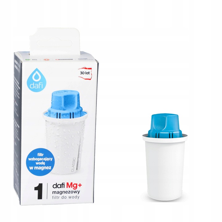 Filtru de apa Dafi Classic Mg+, set 24 bucati, elimina 99% contaminanti, BPA Free