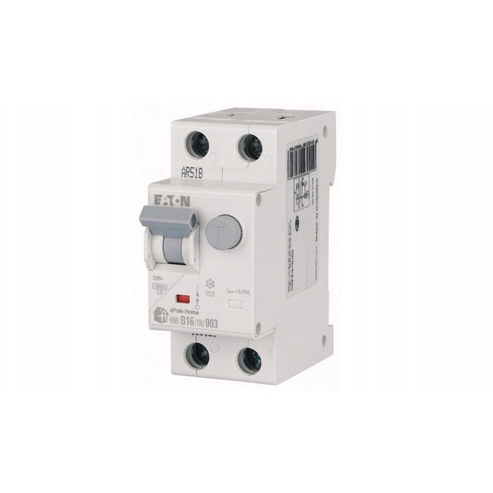 Dispozitiv de protectie diferentiala 2P 6A 0,03A xPole Home HNB-C6/1N/003-A 230V IP20