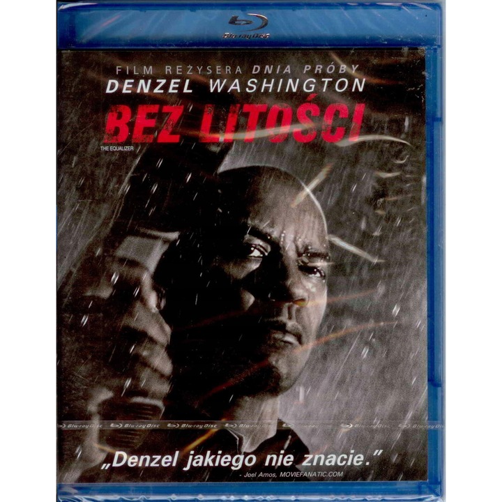 Film Blu-ray, Bez Litosci, Thriller, Denzel Washington, 132 min