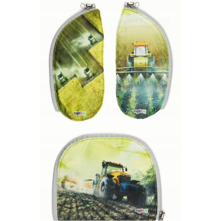 Ergobag Zippie szett iskolatáskákhoz, többszínű, különböző méretek