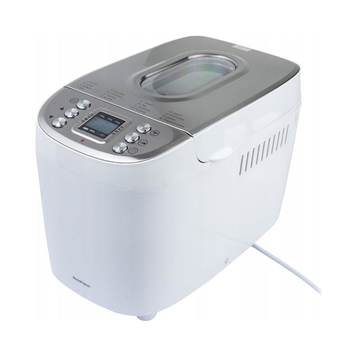 Masina de paine SilverCrest SBB 850 E1, 850W, 16 programe, 3 niveluri de rumenire, 27x42x29,7cm