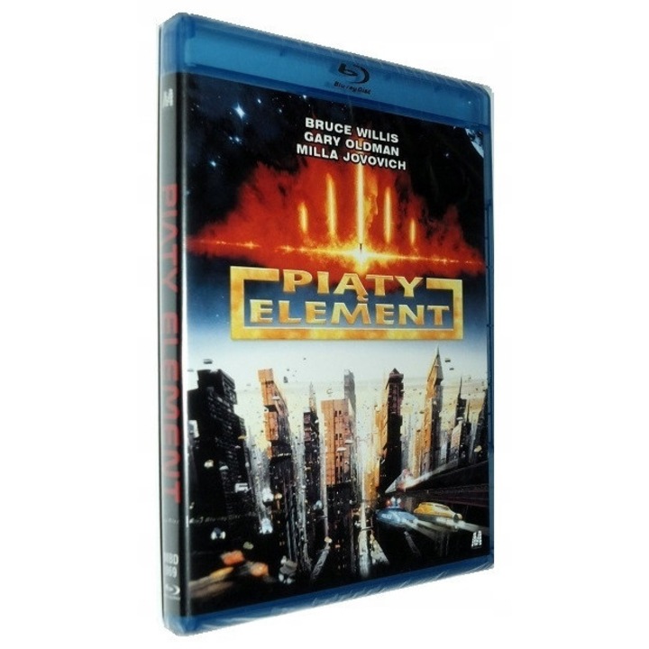 Piaty Element, regizat de Luc Besson, Blu-ray, DTS-HD MA 5.1, subtitrari in poloneza, 2010