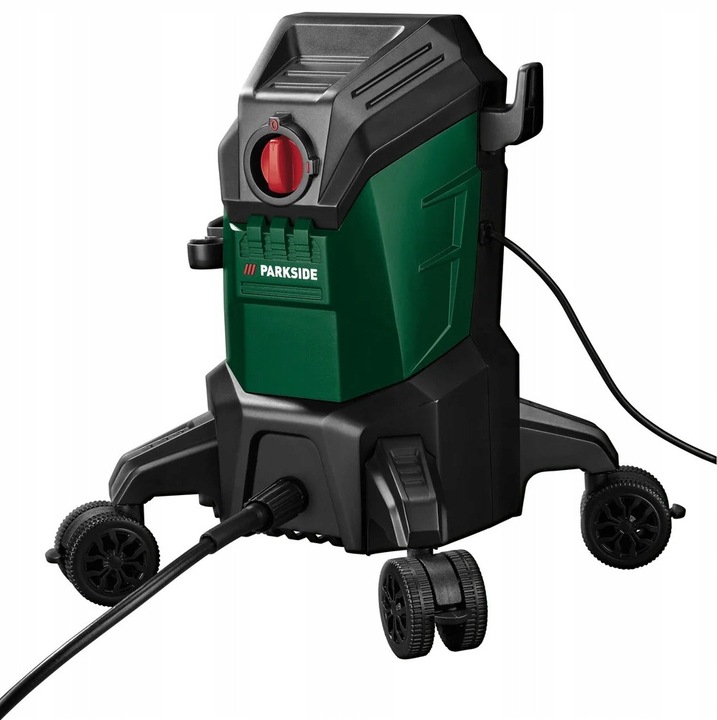 Aparat de spalat cu presiune Parkside 2000W, 100 bar, 12m furtun, 4 roti