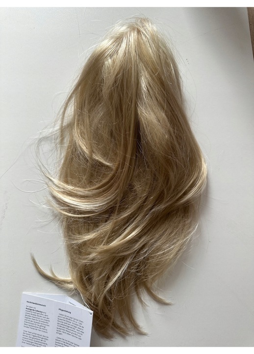 Peruca sintetica Gisela Mayer Pauline Mono Lace, blond deschis mix, lungime 35cm, marime medie