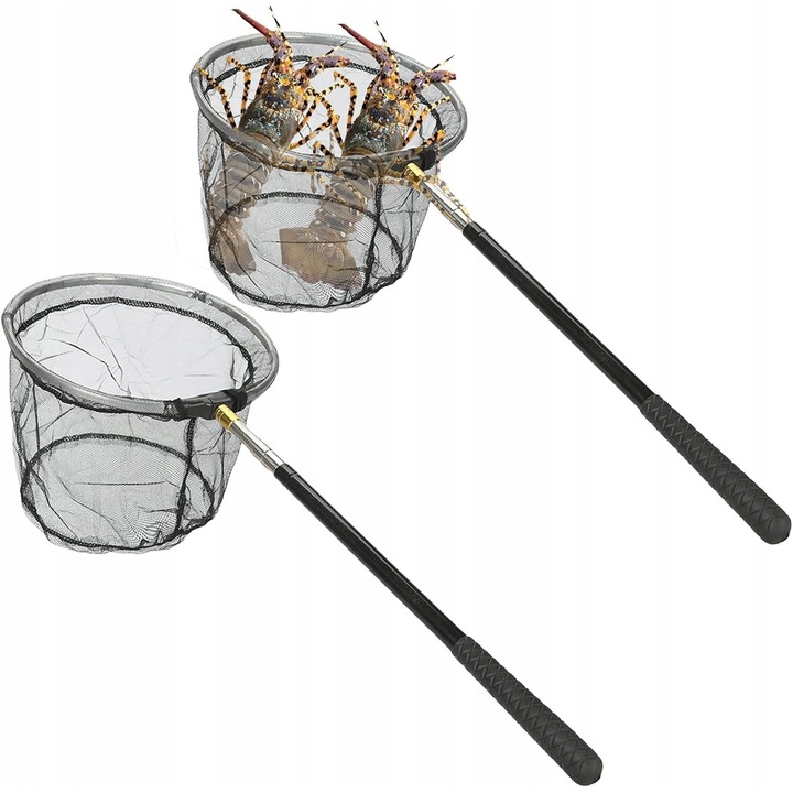 Телескопични щипки, комплект от 2 броя, гумена дръжка