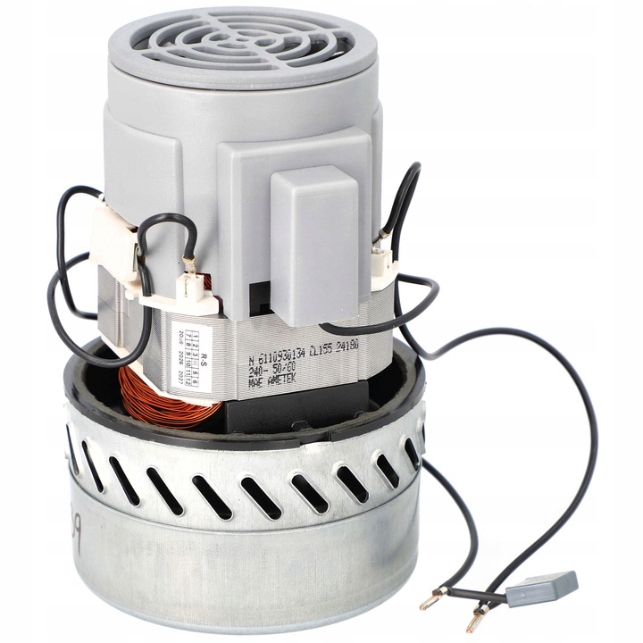 Silnik Ametek 800W, 230V, 107x168mm, pentru aspiratoare industriale si centrale