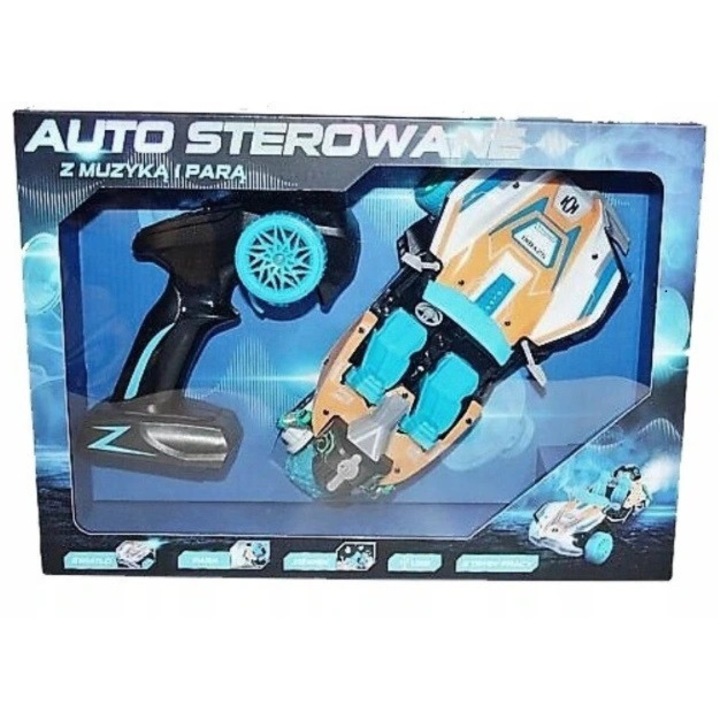 Masinuta cu telecomanda, Jonico, model ZY116780, alb-portocalie, set complet