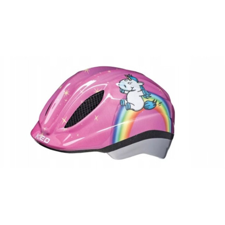 Casca de protectie pentru copii, model unicorni, dimensiune XS, 46x49cm, 5 ventilatii