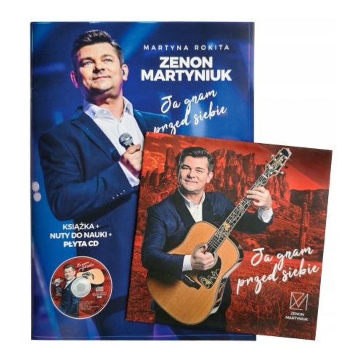 Cartea "Ja gnam przed siebie", Zenon Martyniuk, 2020, cu CD si note muzicale