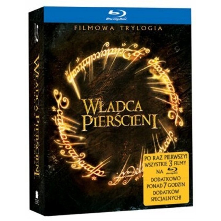 Wladca Pierscieni: Trylogia - versiune cinematografica (3 BD + 3 DVD), 178 min. + 179 min. + 200 min., subtitrari multiple