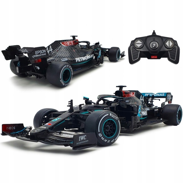 Masinuta de jucarie Mercedes-AMG F1 W11, 1:18, set cu telecomanda, 317x118x61mm, multicolor