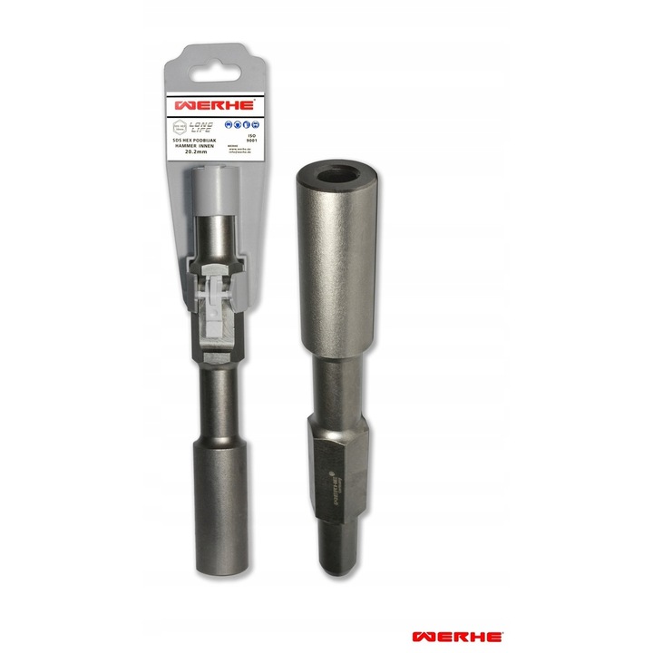 Wbijak profesional pentru gropi, Werhe, 20.2mm, 30mm Hex, 1.29kg