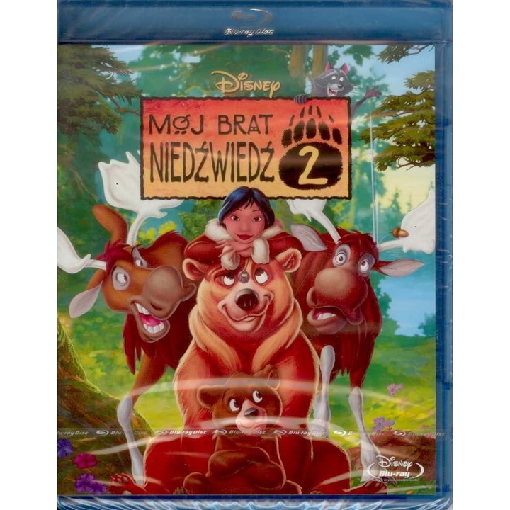 Film Blu-ray, MOJ BRAT NIEDZWIEDZ 2, 73 min, subtitrari poloneze si engleze, 16x9 1.78:1