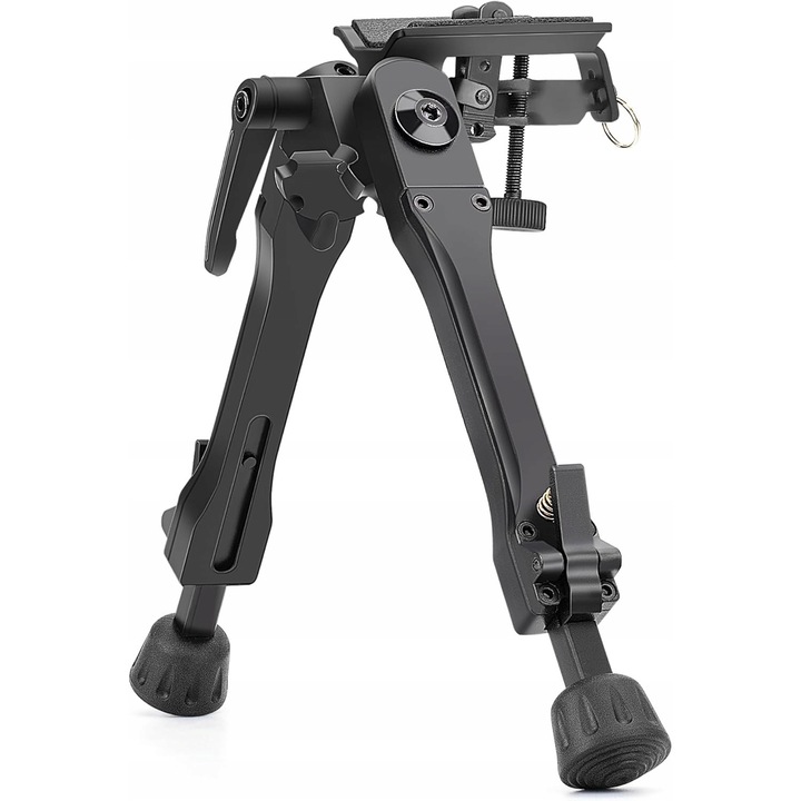 Trepied Pivot 7-10 inch, reglabil, cu adaptor Picatinny/Weaver, aluminiu, negru